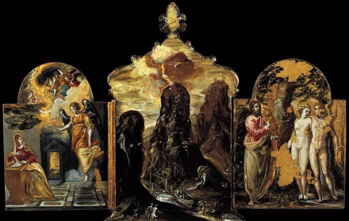 El Greco The Modena Triptych